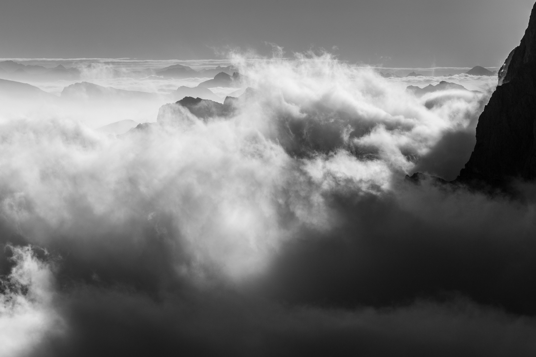 Waves of clouds