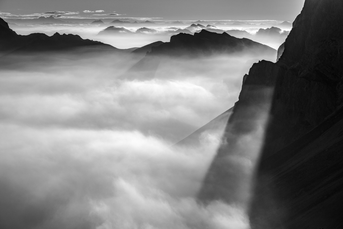 Waves of clouds