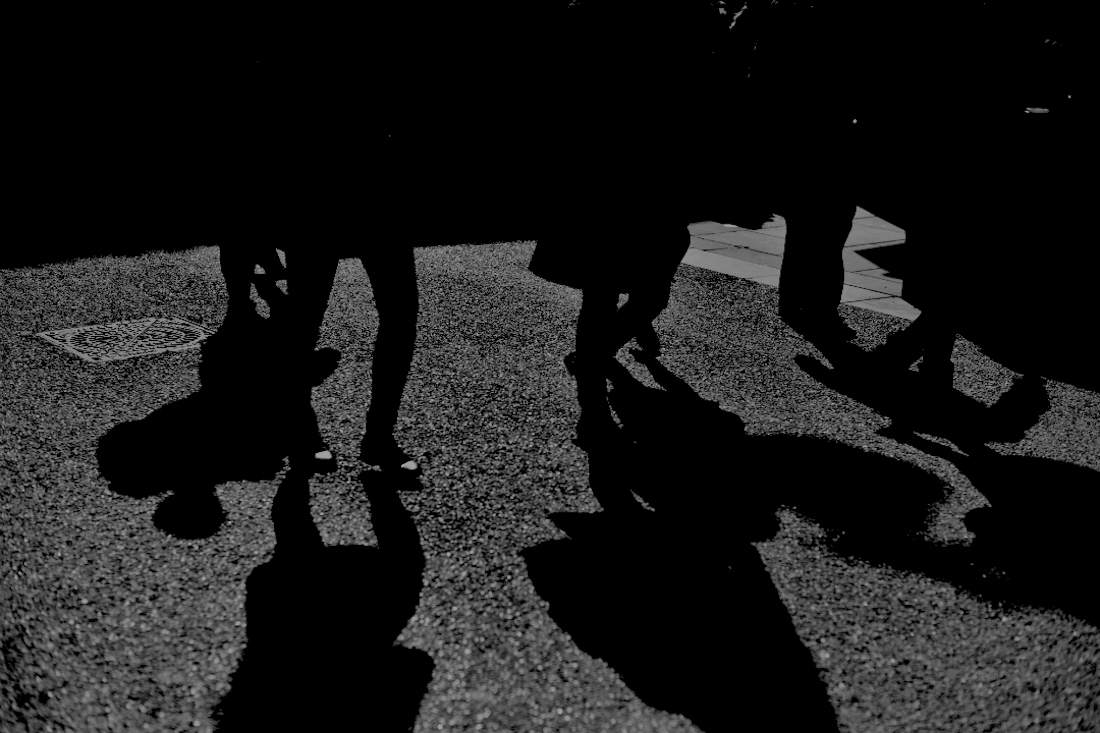 Walking between Stillness and Motion