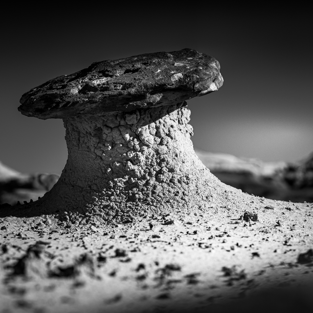 Hoodoos and other hidden treasures in the badlands of the US-SouthWest