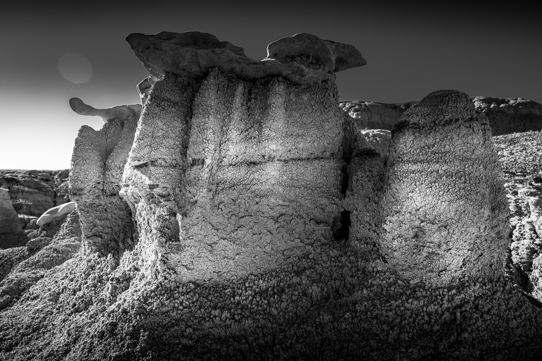 Hoodoos and other hidden treasures in the badlands of the US-SouthWest