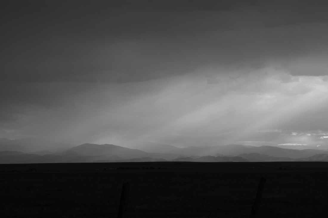 rain on the mountains