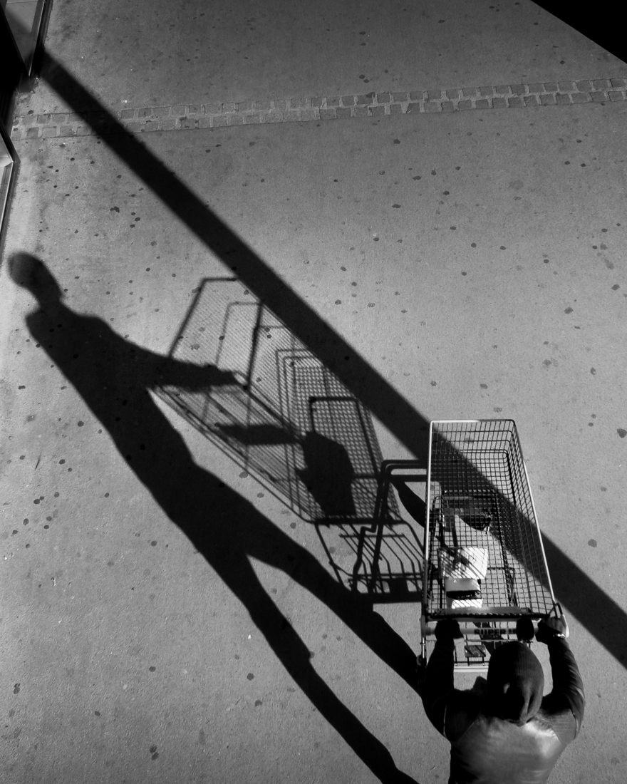 The shopper's shadow