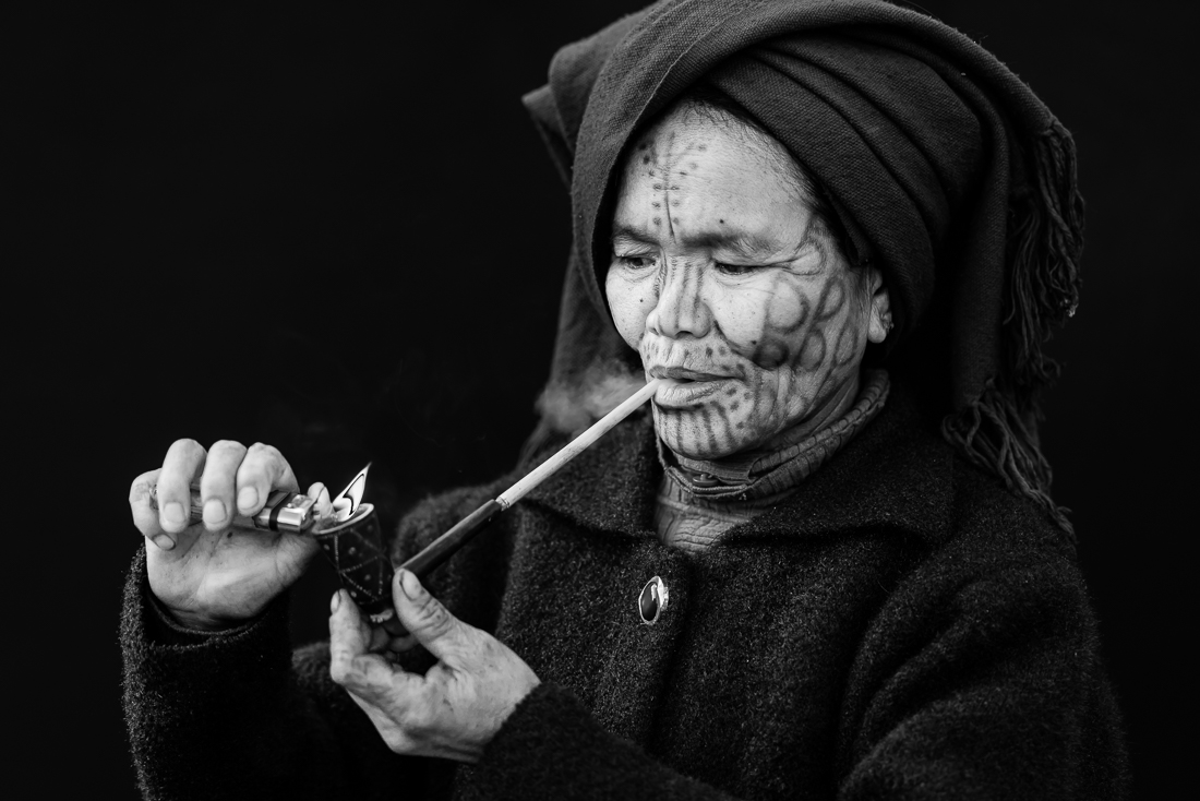 Tattooed Women of Chin