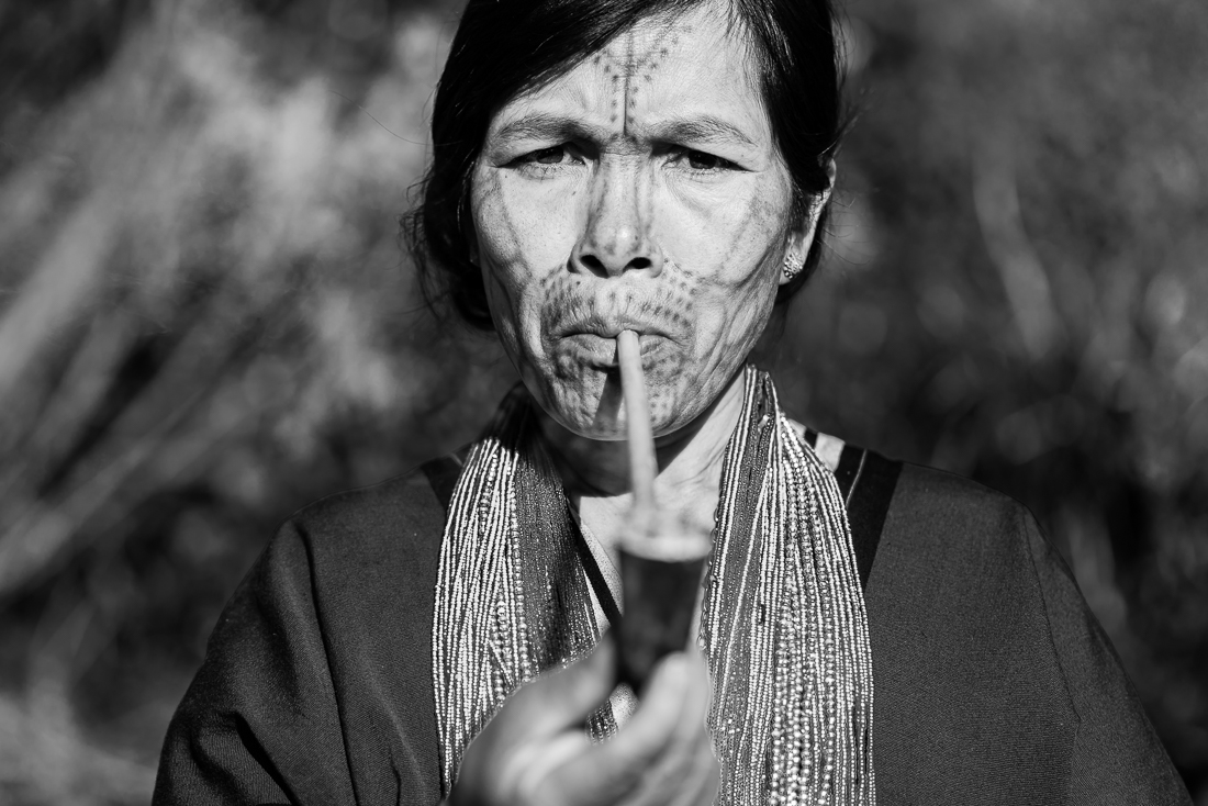 Tattooed Women of Chin