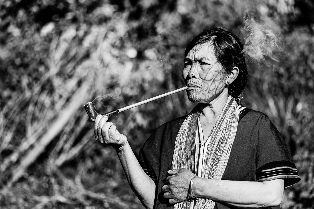 Tattooed Women of Chin