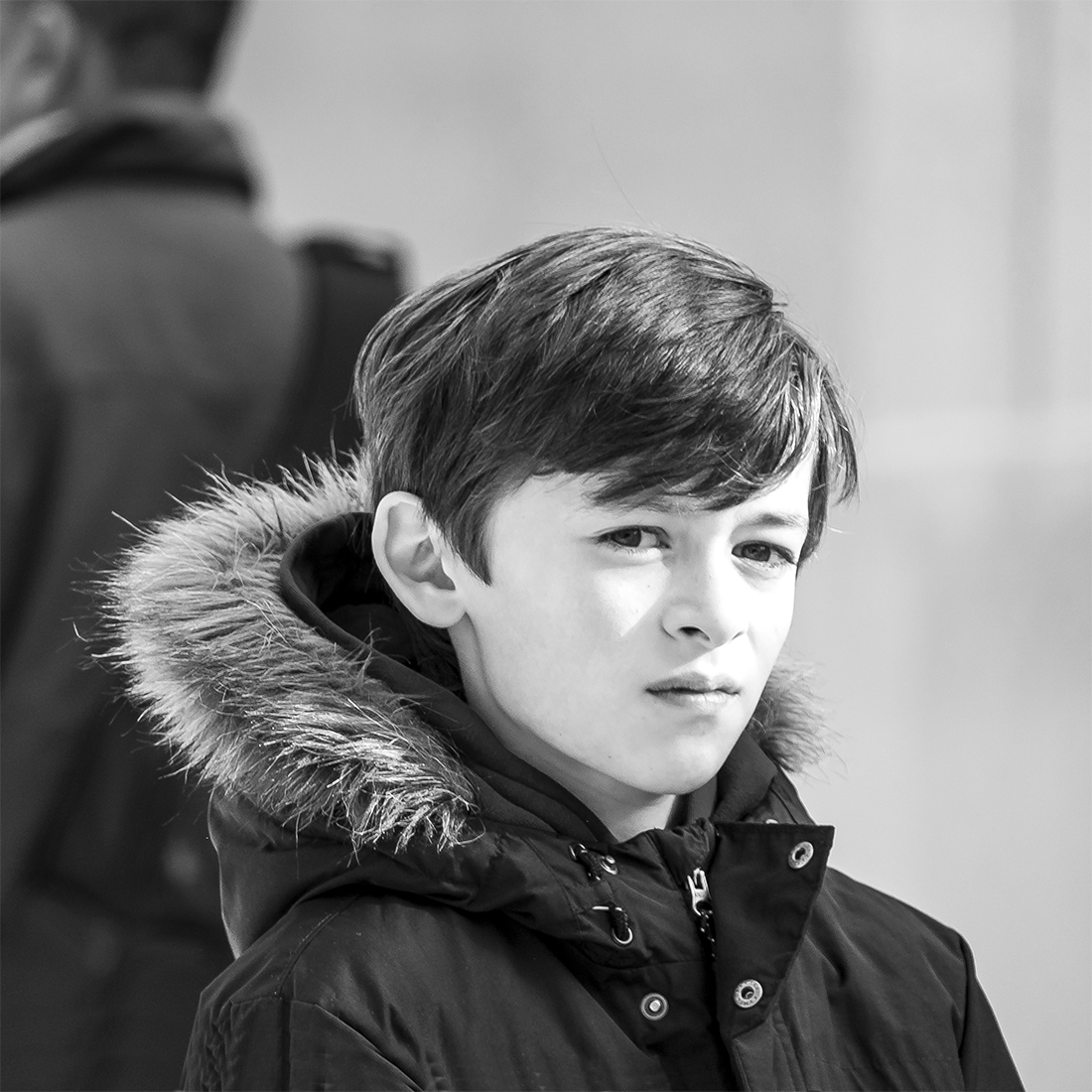 Contemplation in the Great Court of the British Museum, London.