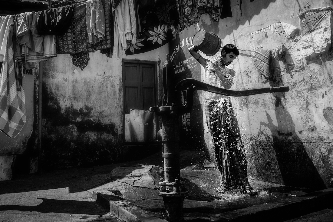 Bathing in the Ganges River