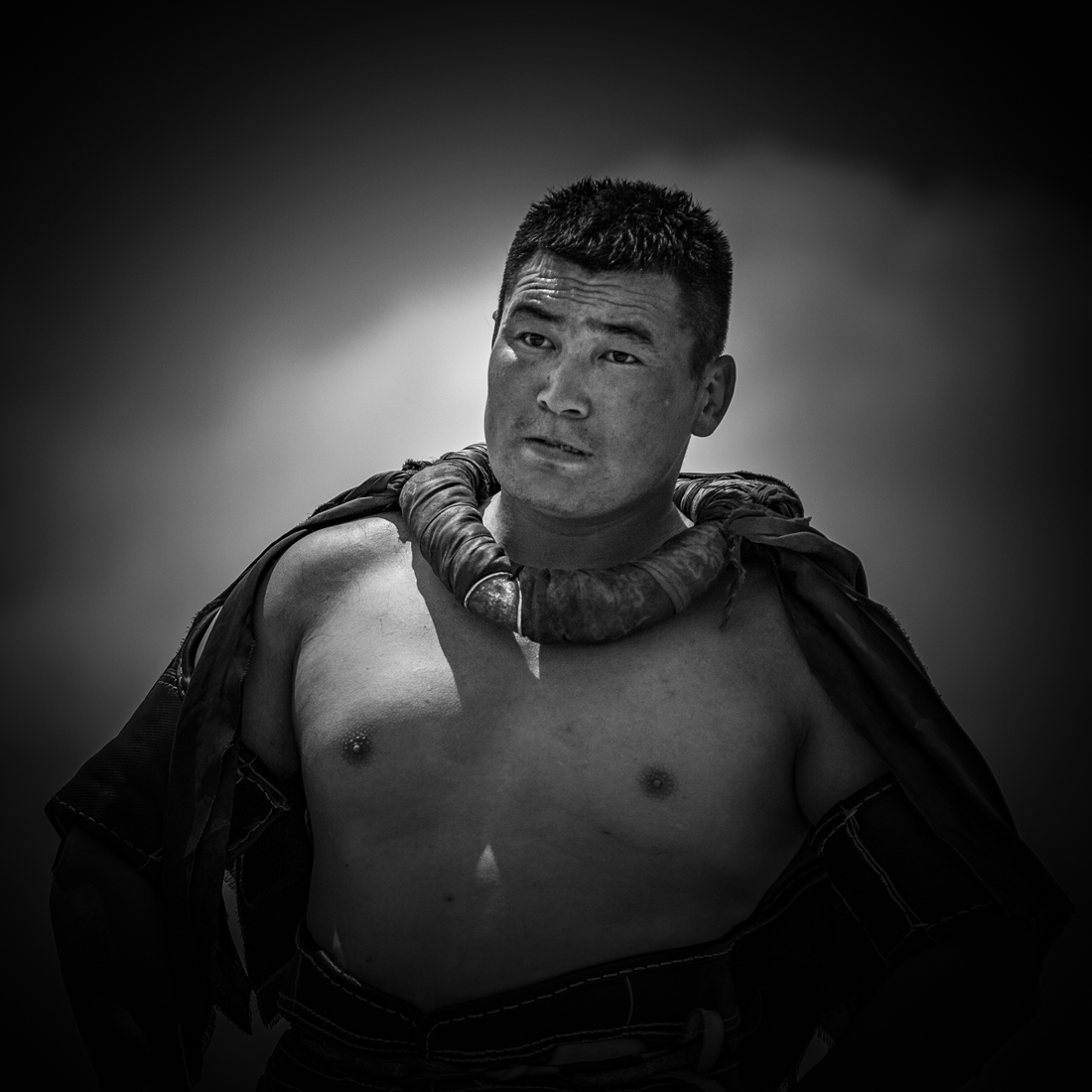 Mongolian wrestlers