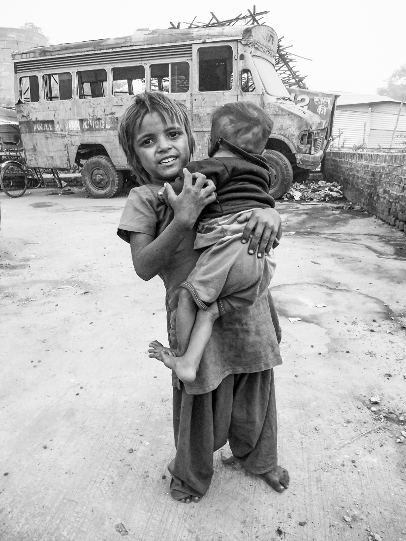 Agra's street kids