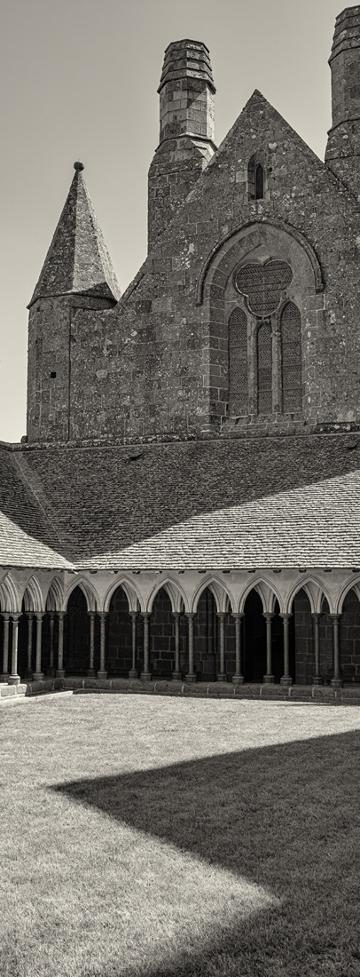 L'abbaye du Mont Saint-Michel pendant son confinement