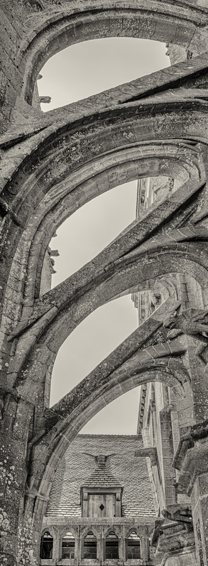 L'abbaye du Mont Saint-Michel pendant son confinement