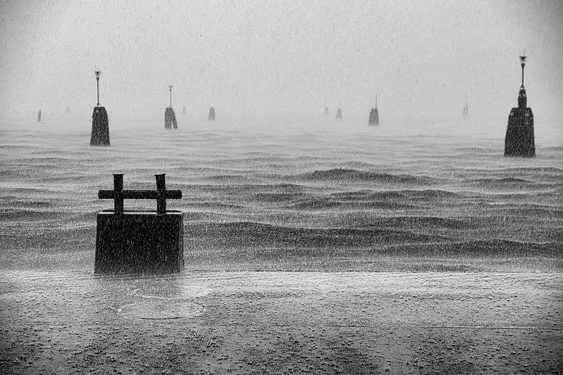 Sudden thunderstorm in Venice