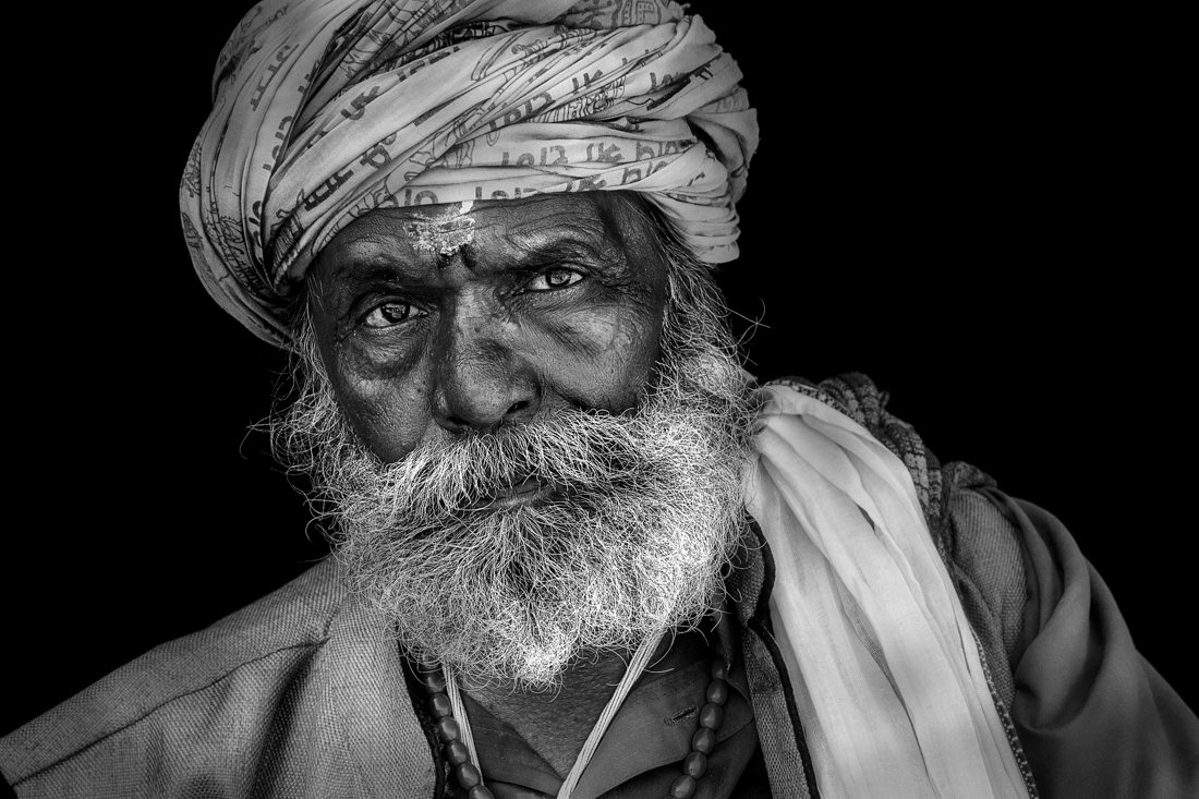 Portraits of Indian man
