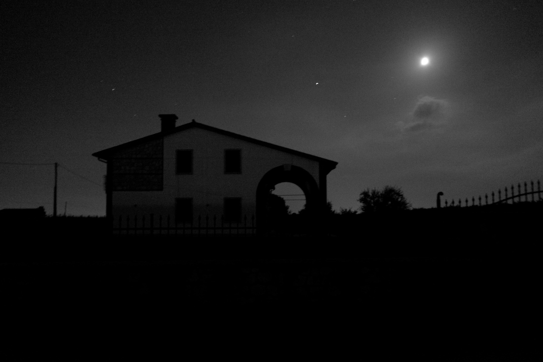 countryside in dim light