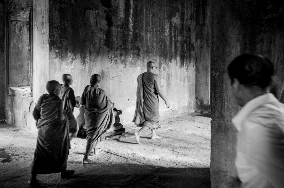 Angkor Wat Monks