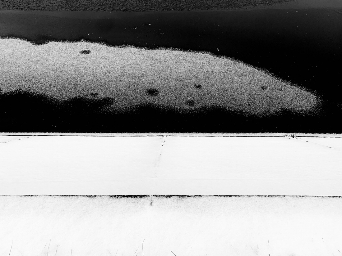 Water, snow, ice, me...and concrete walls