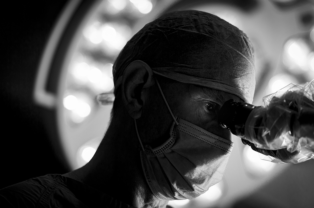 Neurosurgeons at work