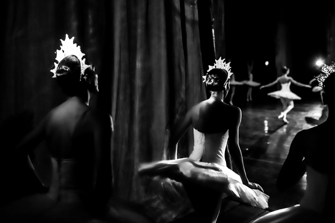 Behind the curtains