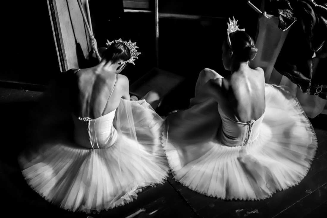 Behind the curtains