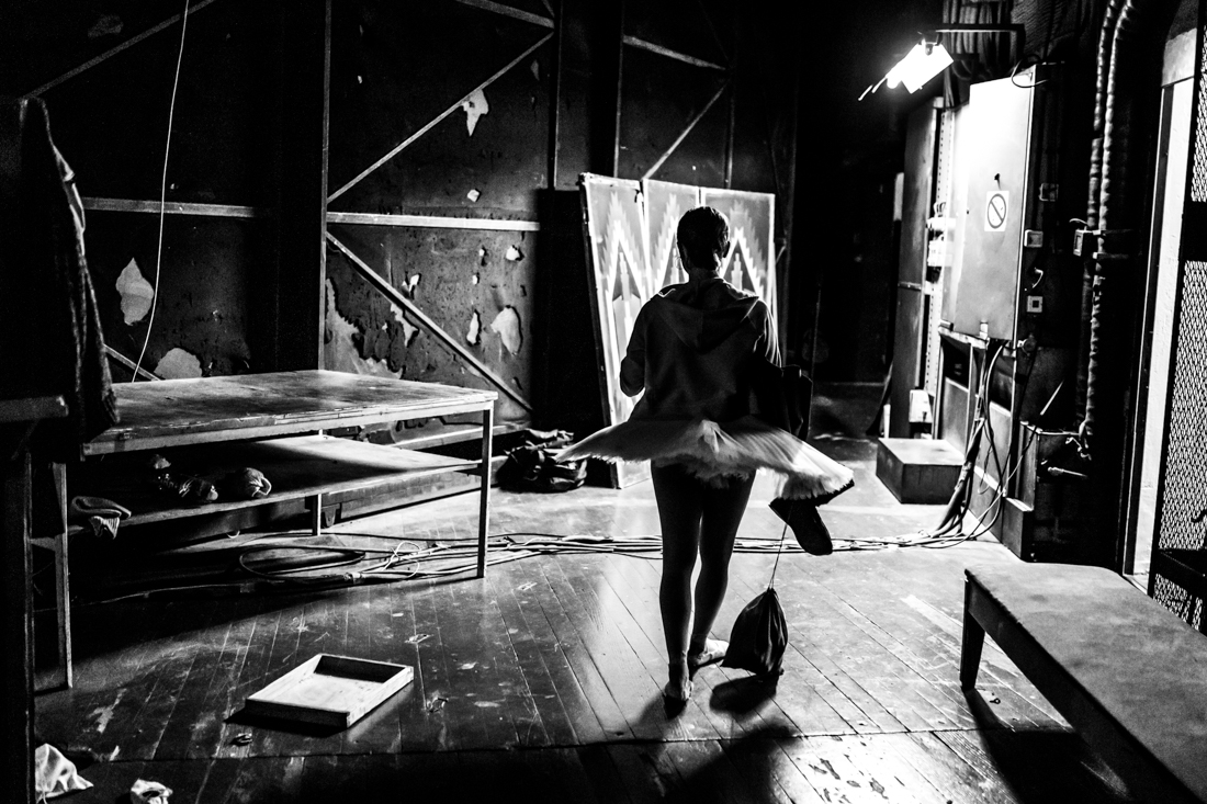 Behind the curtains