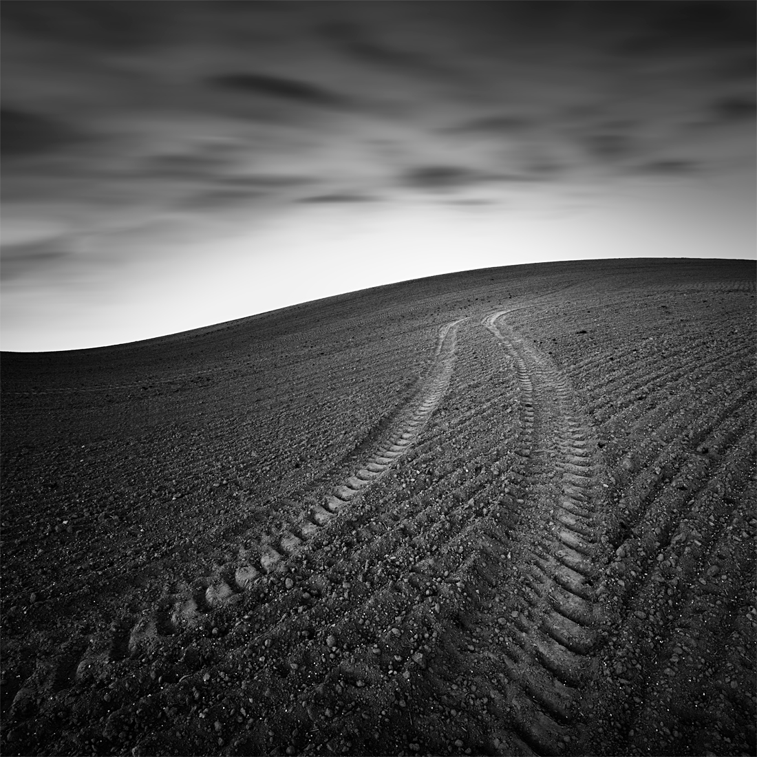 Fields under the sky