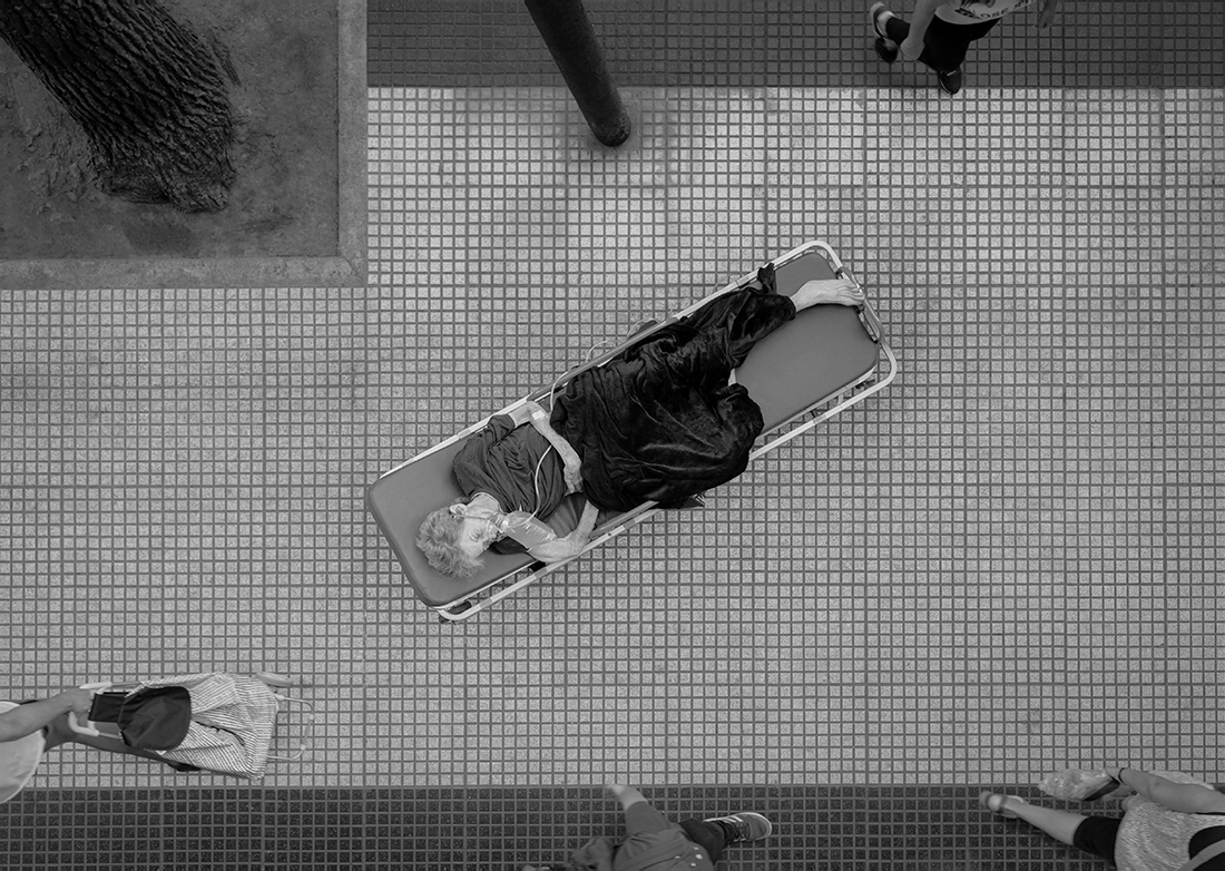 From above