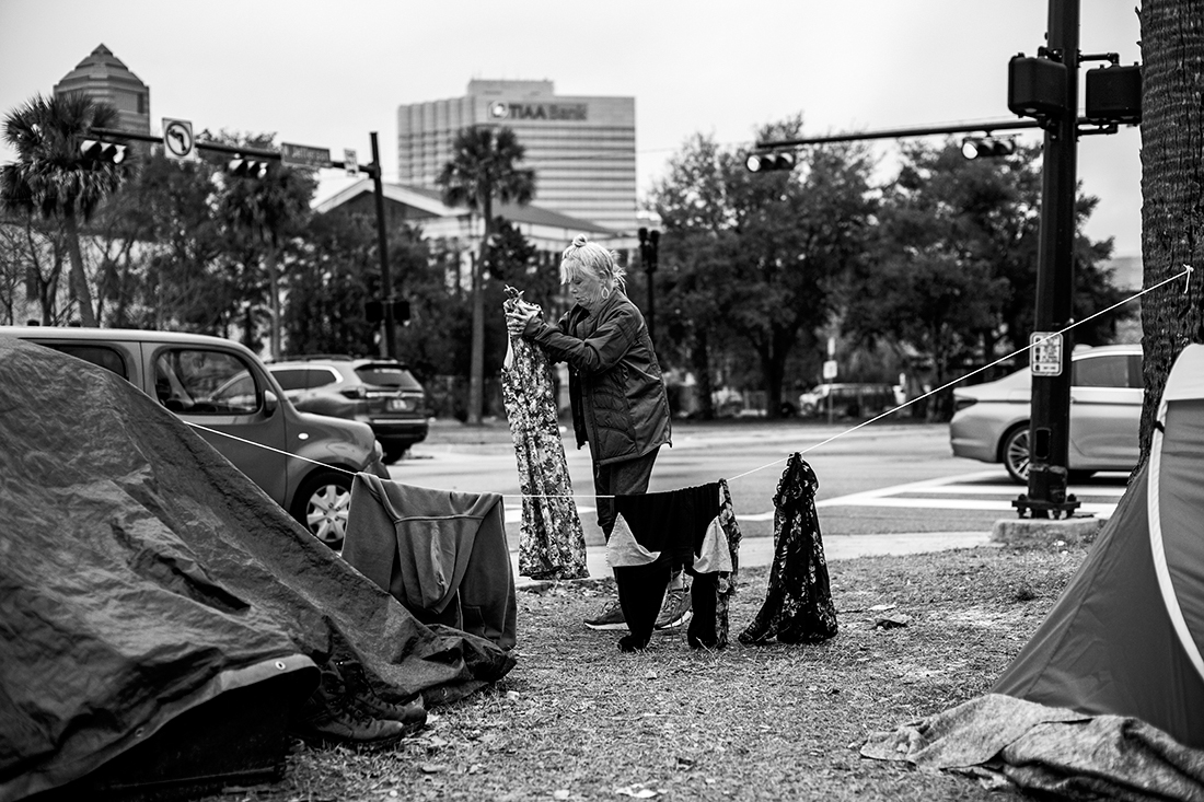 Homeless, Jacksonville, FL, USA