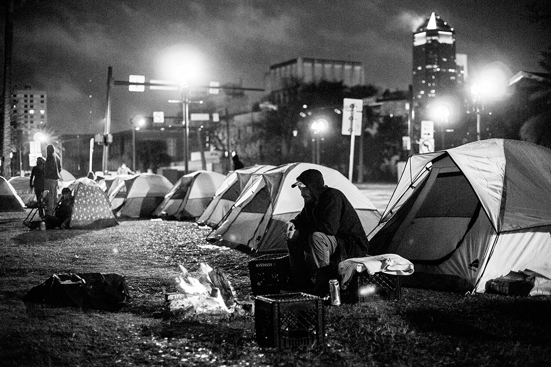 Homeless, Jacksonville, FL, USA