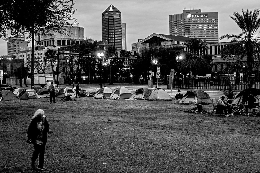 Homeless, Jacksonville, FL, USA