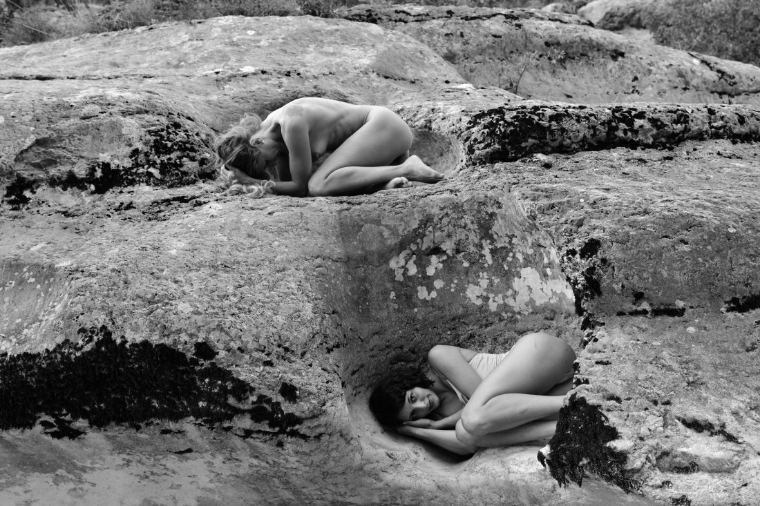 Nude at the ardèche river