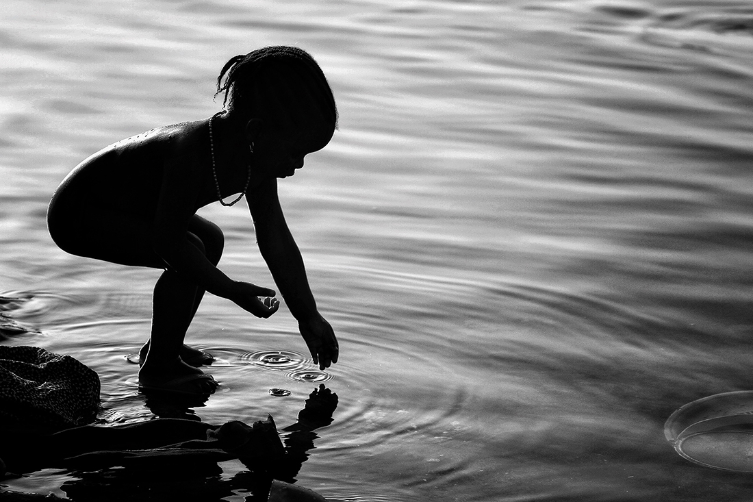 THE RIVER OF HOPE IN AFRICA. GUINEA BISSAU. 