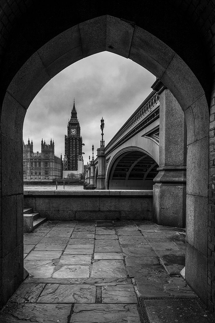 trough the arch