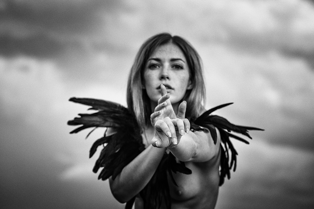 raven feathers