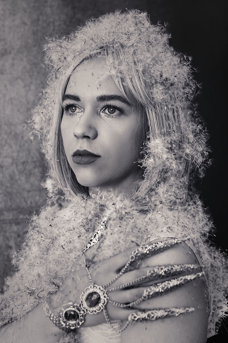 black and white portraits