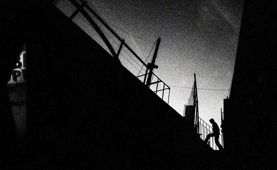 London in silhouette