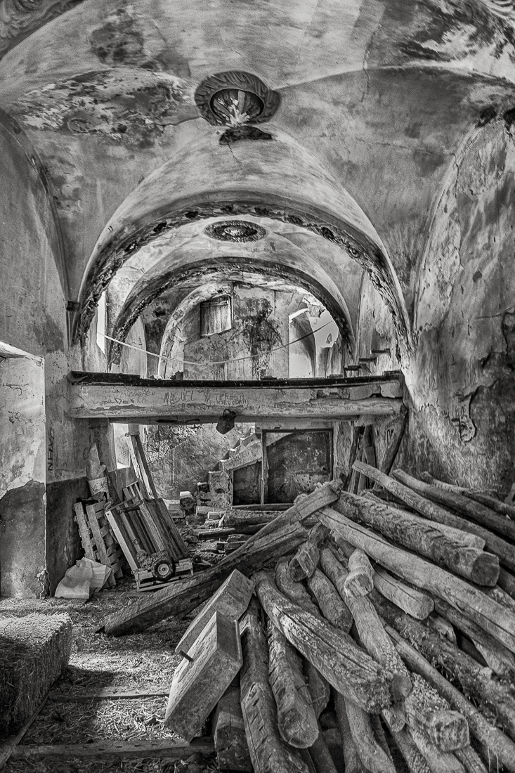 Abandoned and decaying architecture: ruined churches