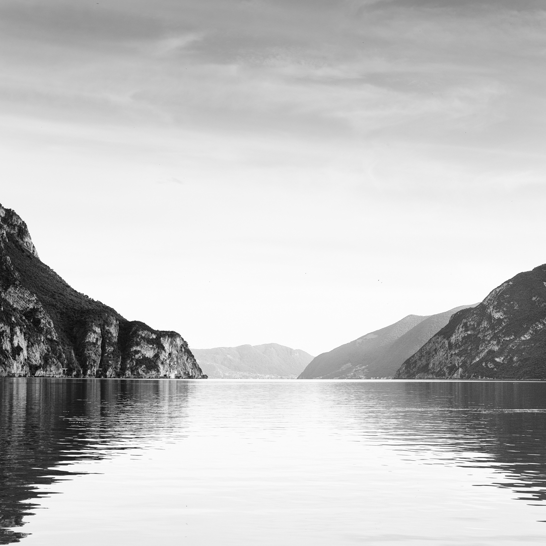 Reflections at the Iseo Lake
