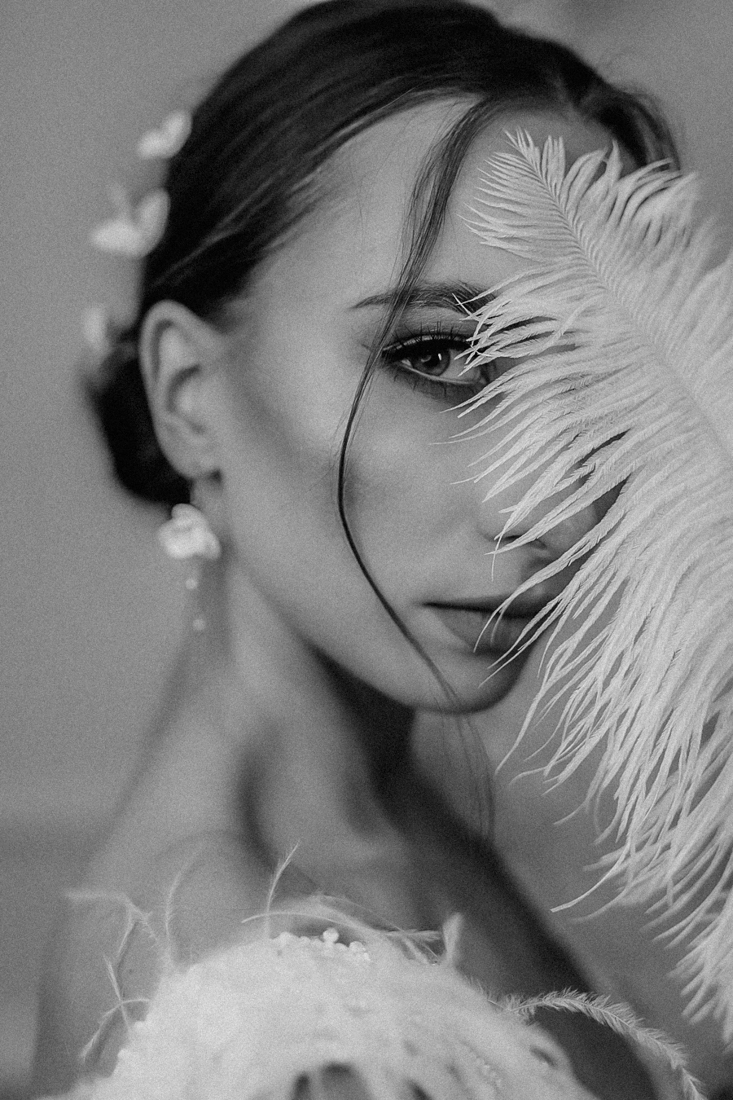 Bride with a rose soul