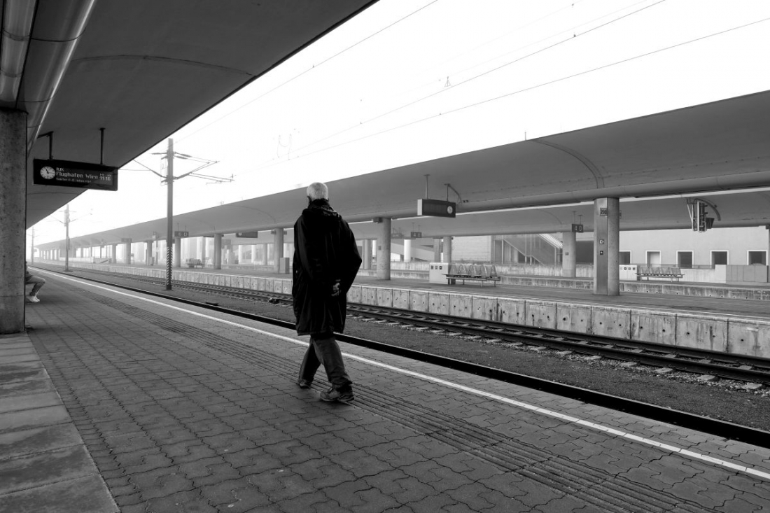 People in geometry of light and shadow