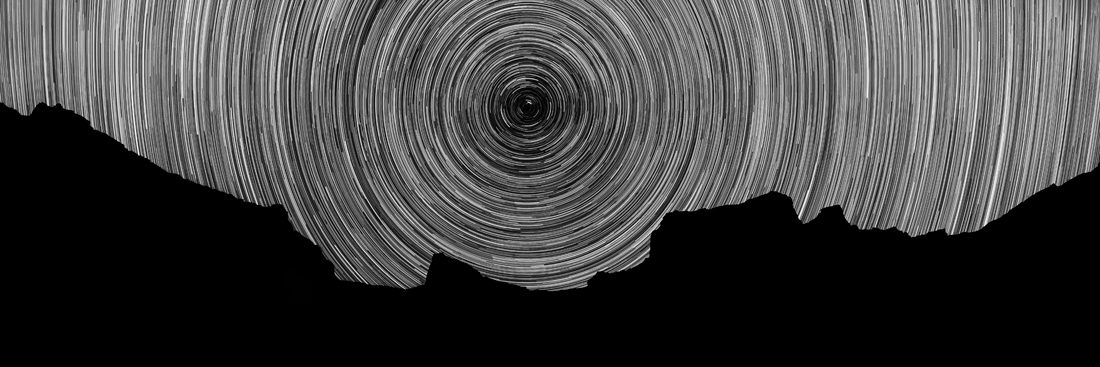 Star Trails over Dead Horse Point