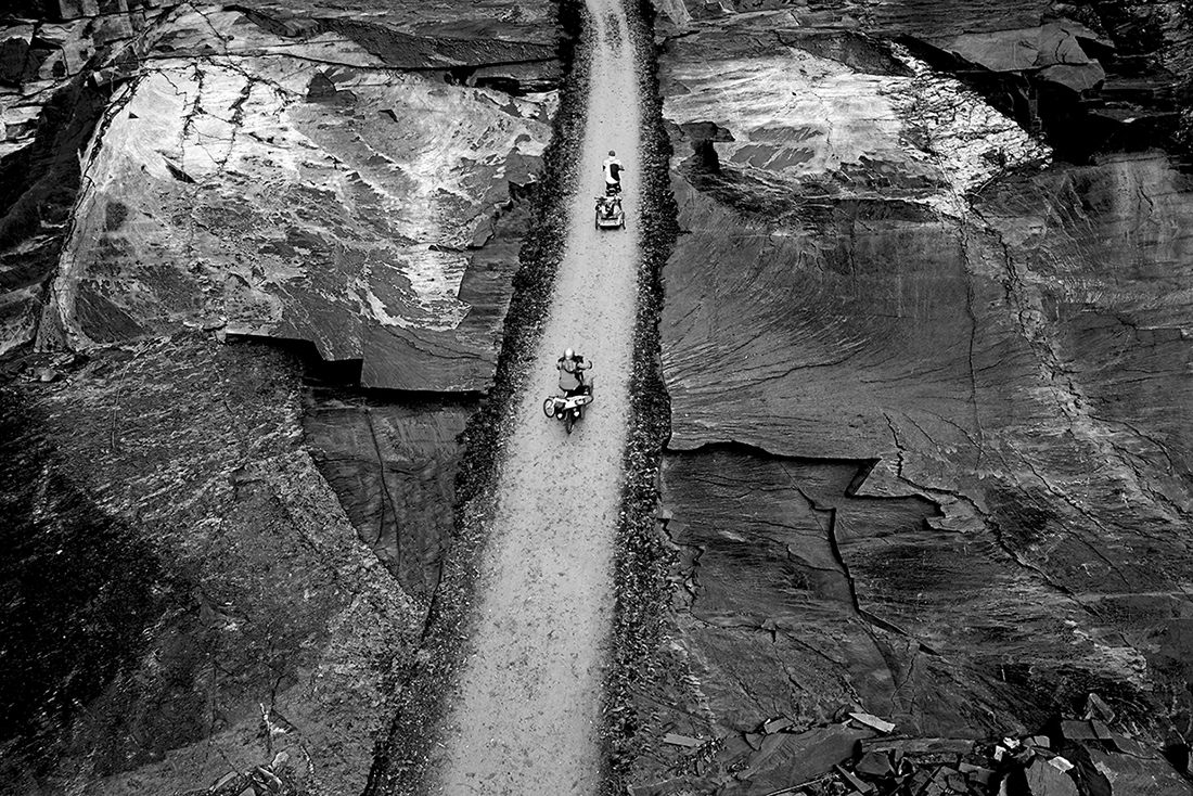 On the road