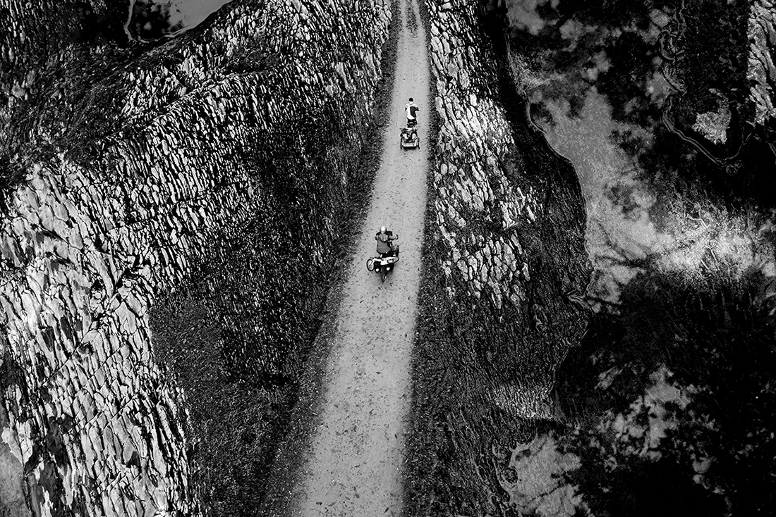 On the road