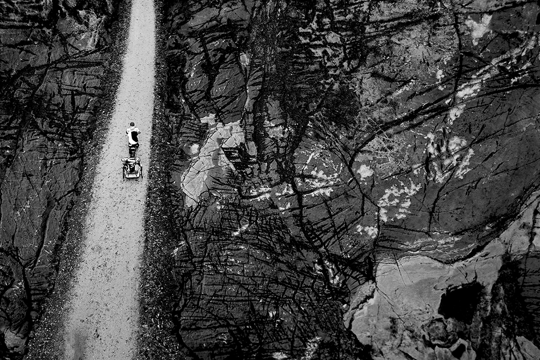 On the road