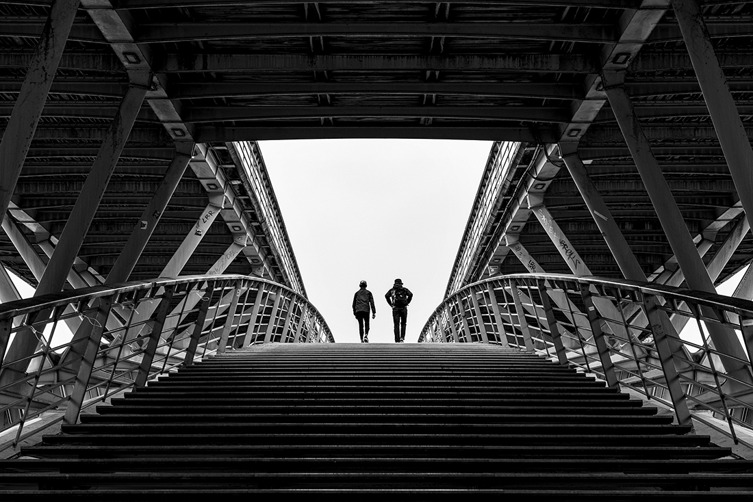 Light on stairs
