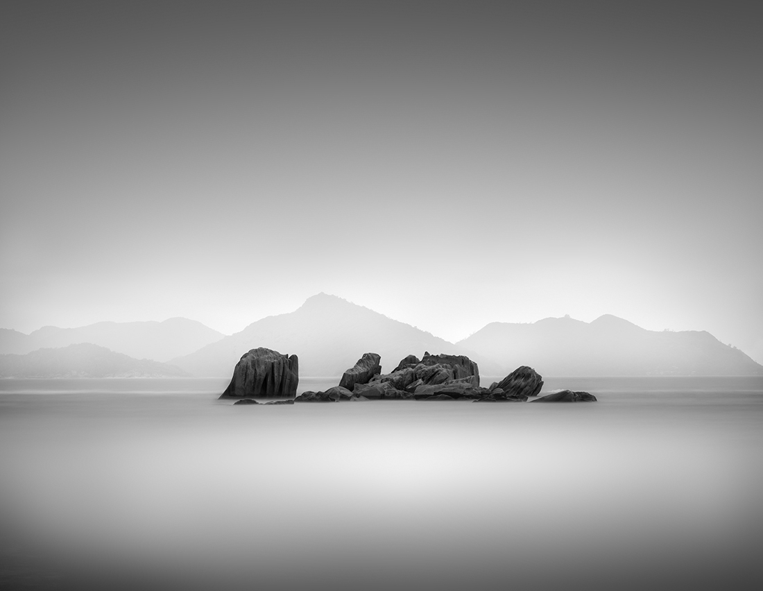 Seascape with granite