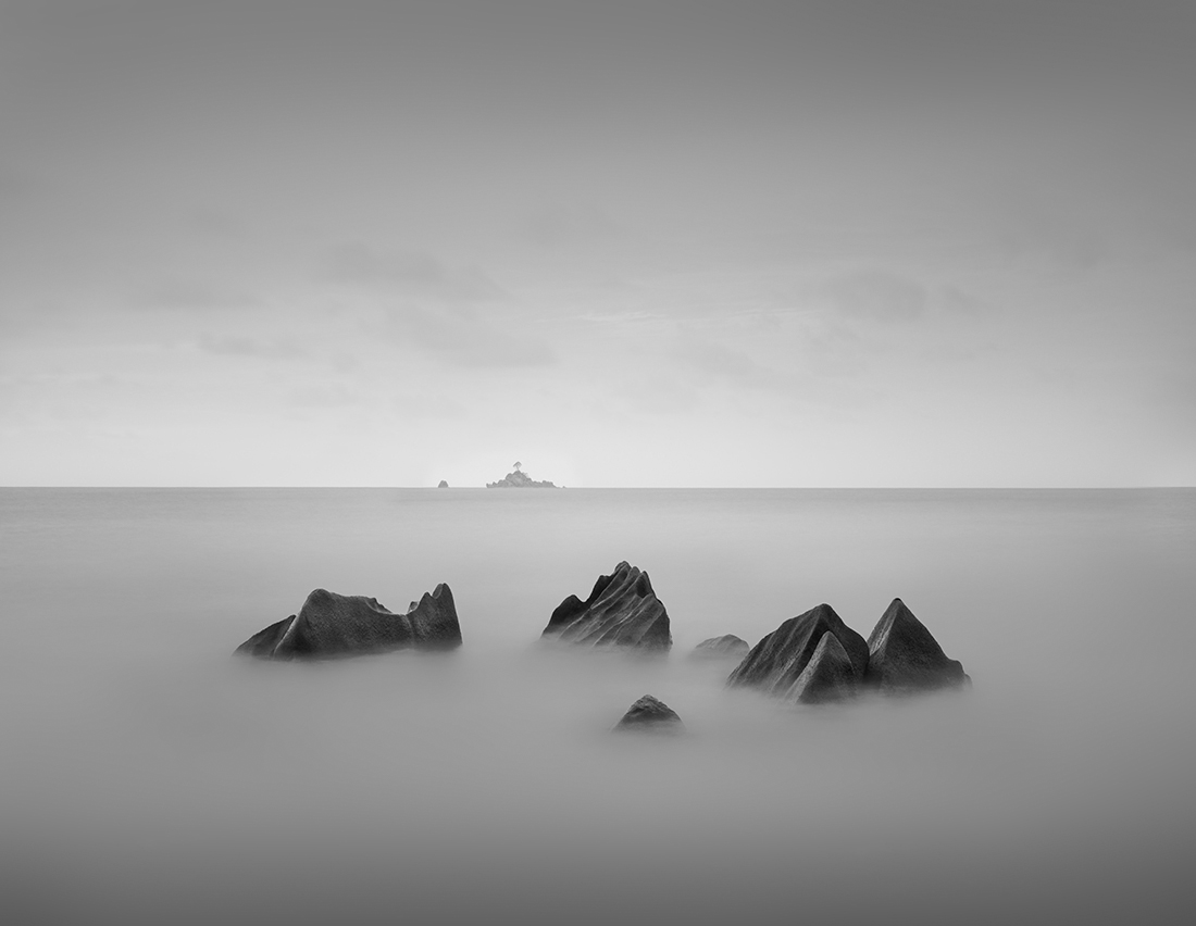 Seascape with granite