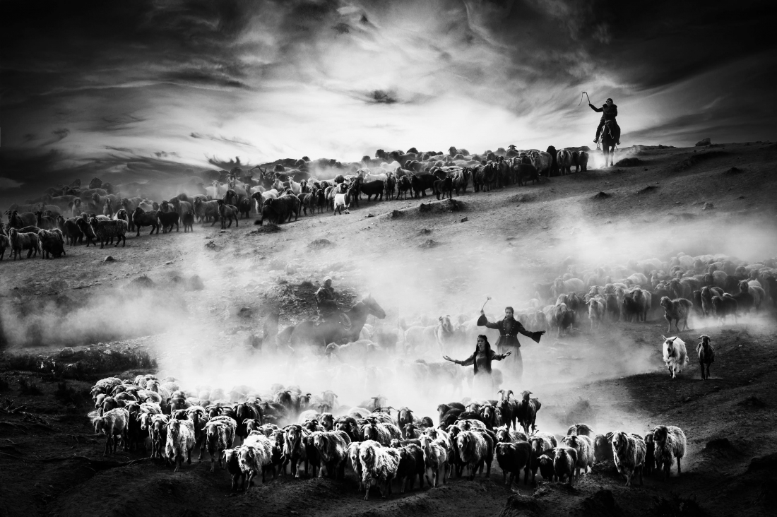 Kazakh Sheep Driving Goddess