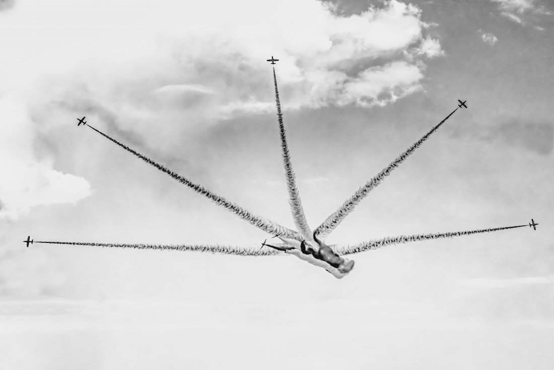 Centenario Aeronautica Militare Italiana con le Frecce Tricolori
