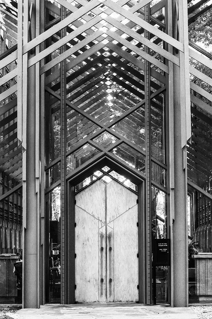 Thorncrown Chapel--Subtlety of Shade